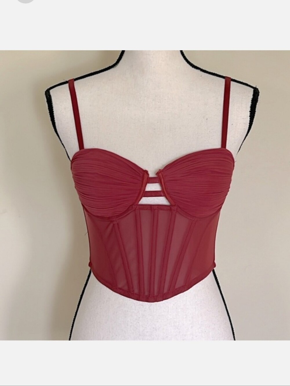 Windsor Sweet Affection Rouched Crop Bustier